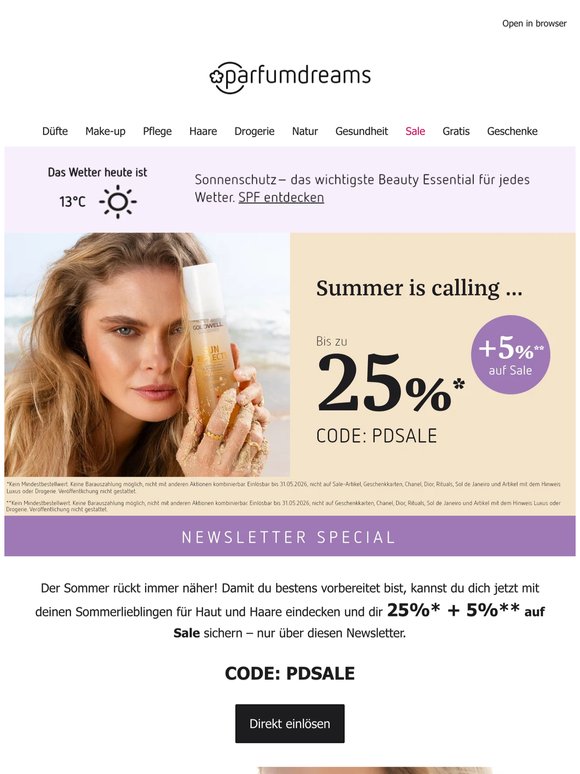 OMG 😍 25% + 5% auf Sale!