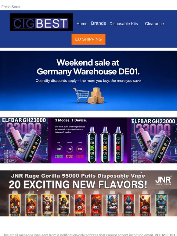 weekend promotion