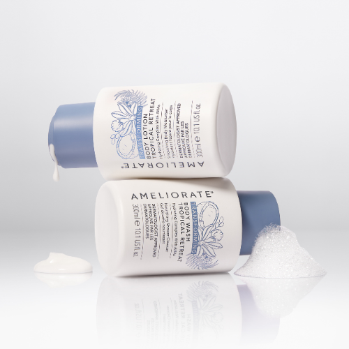 Get summer skin ready with the Limited Edition Tropical Retreat Transforming Duo, shop now for a free gift with your purchase