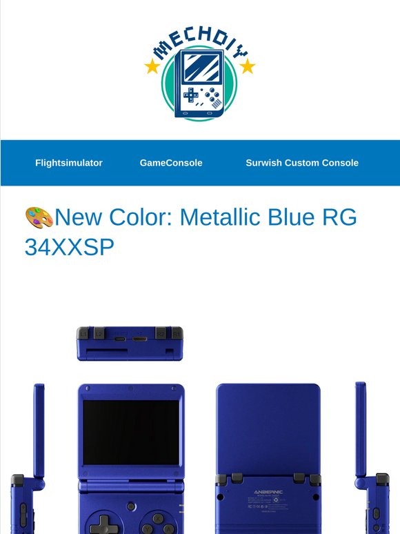 🎨New Color: Metallic Blue RG 34XXSP
