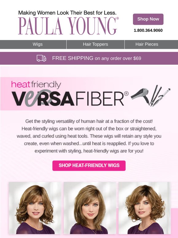 Heat‑Friendly + Free Shipping = A Good Hair Day