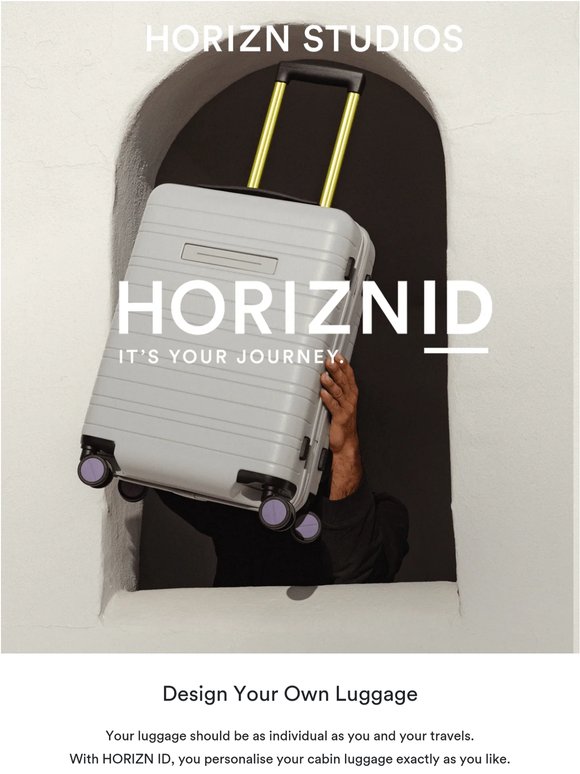 Introducing HORIZN ID — design your own luggage