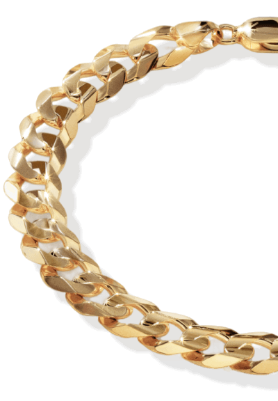 Yellow gold bracelet. 