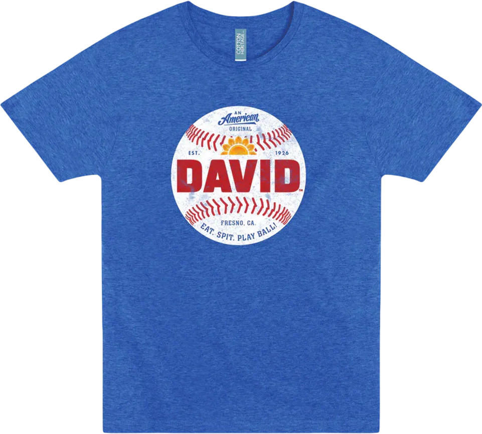Eat Spit Play Ball David Sunflower Seeds T-Shirt