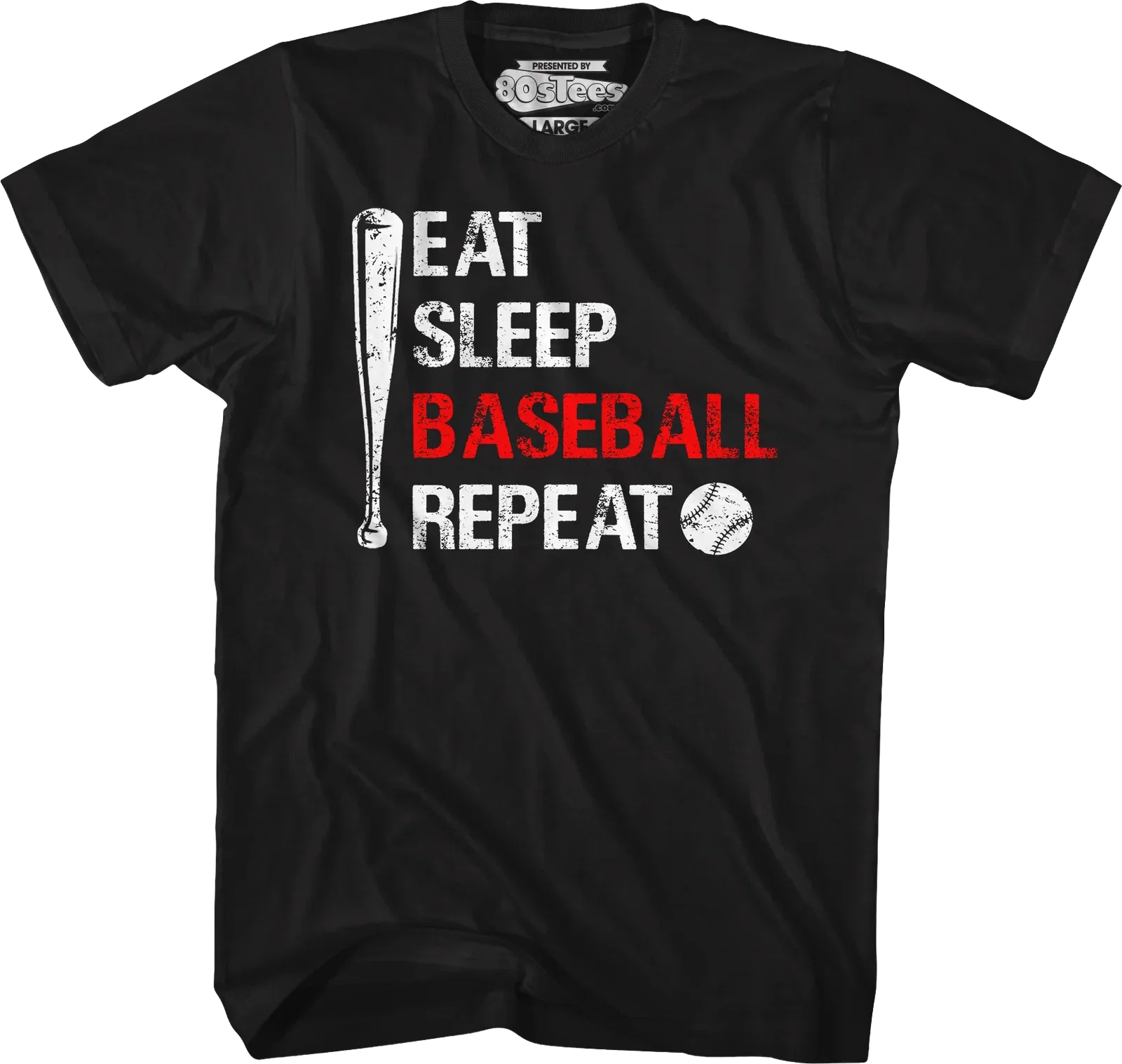 Eat Sleep Baseball Repeat T-Shirt