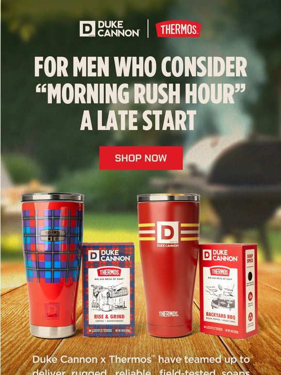 Duke Cannon X THERMOS™ Tumblers Have Arrived