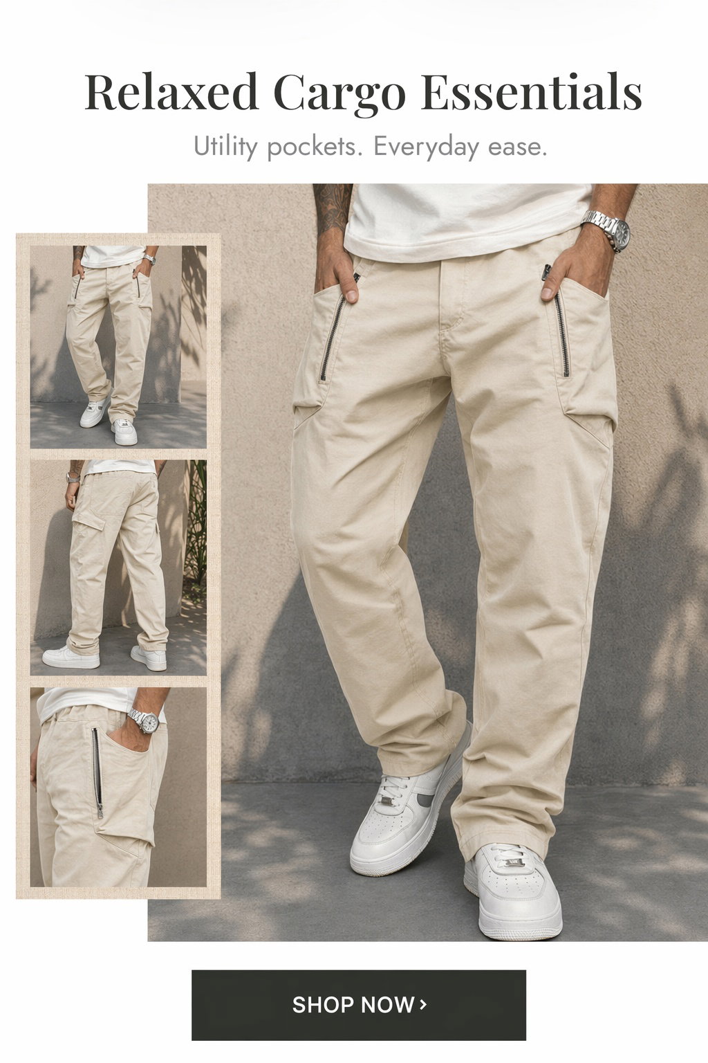 trendy-100-cotton-cargo-tapered-pants