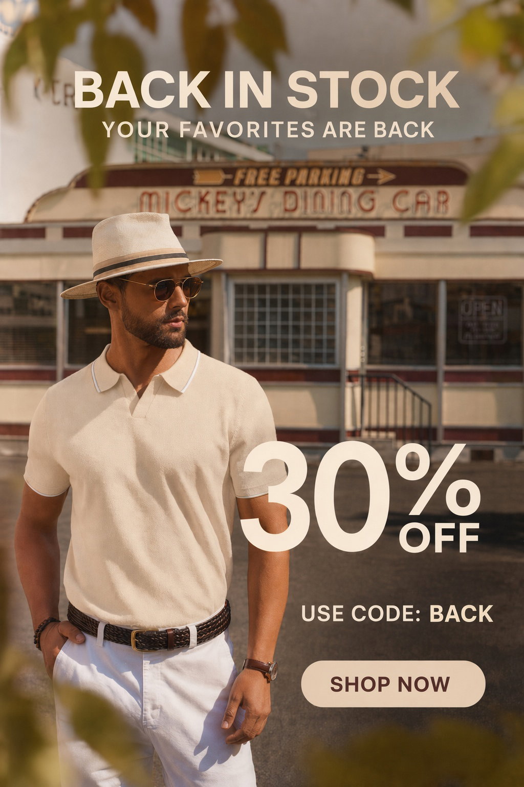 BACK IN STOCK: 30% OFF
