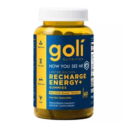 Goli Nutrition, Recharge Energy Gummies, 60 Count