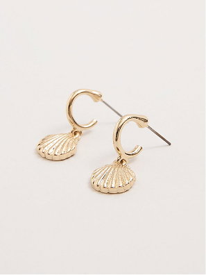 Shell Hoop Earrings