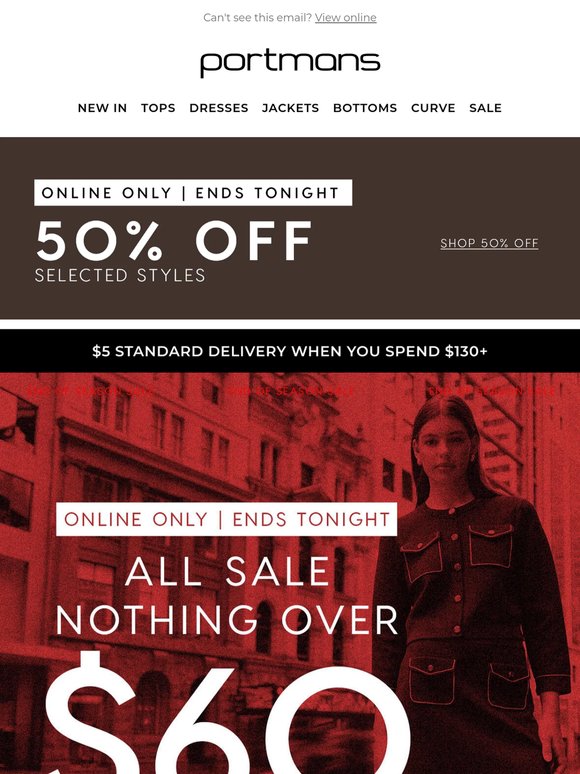 TICK TOCK ... All Sale Nothing Over $60