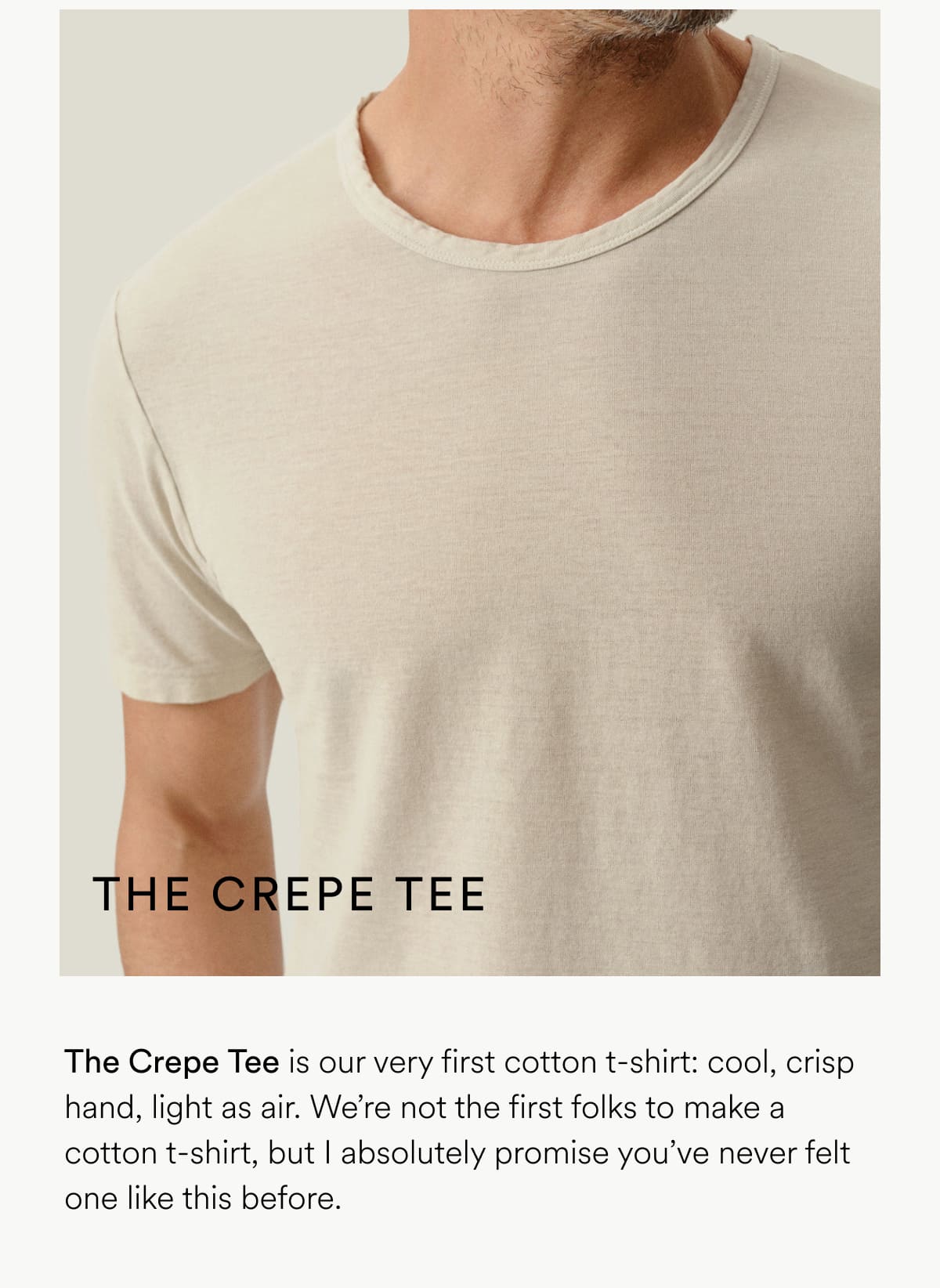 Crepe Tee 