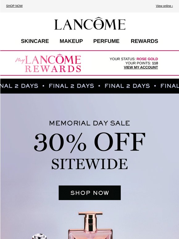 30% OFF Sitewide Ends Tomorrow! 🚨