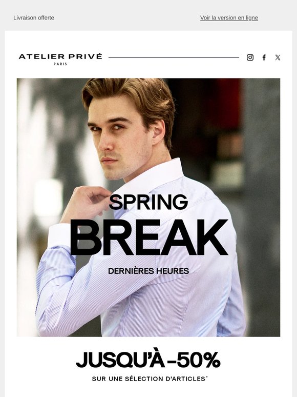 Spring Break : dernières heures !