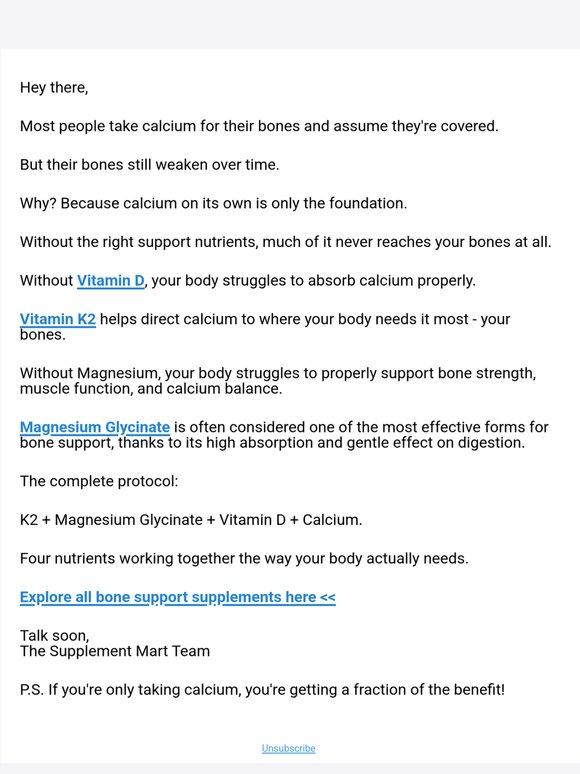 The 4-nutrient bone protocol explained