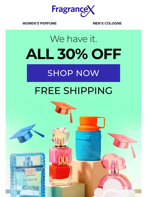 Valentino Uomo 30% Off. It's what your grad wants