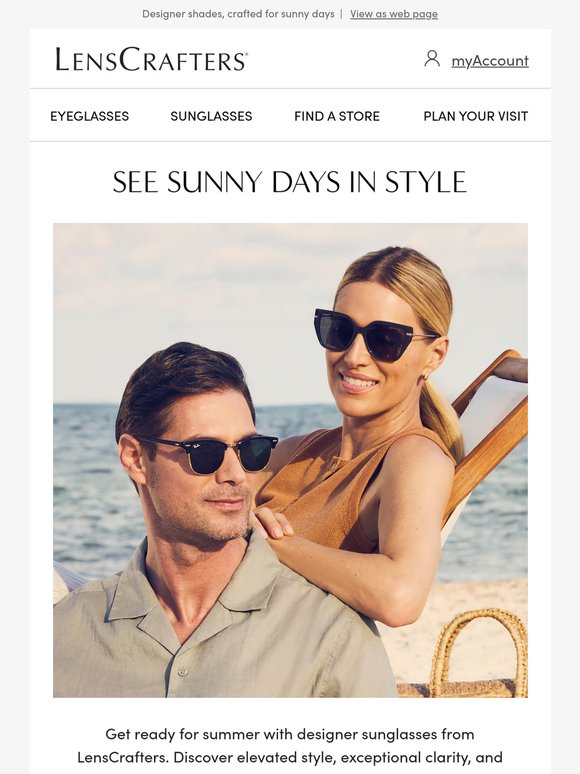 New season, new sunglasses