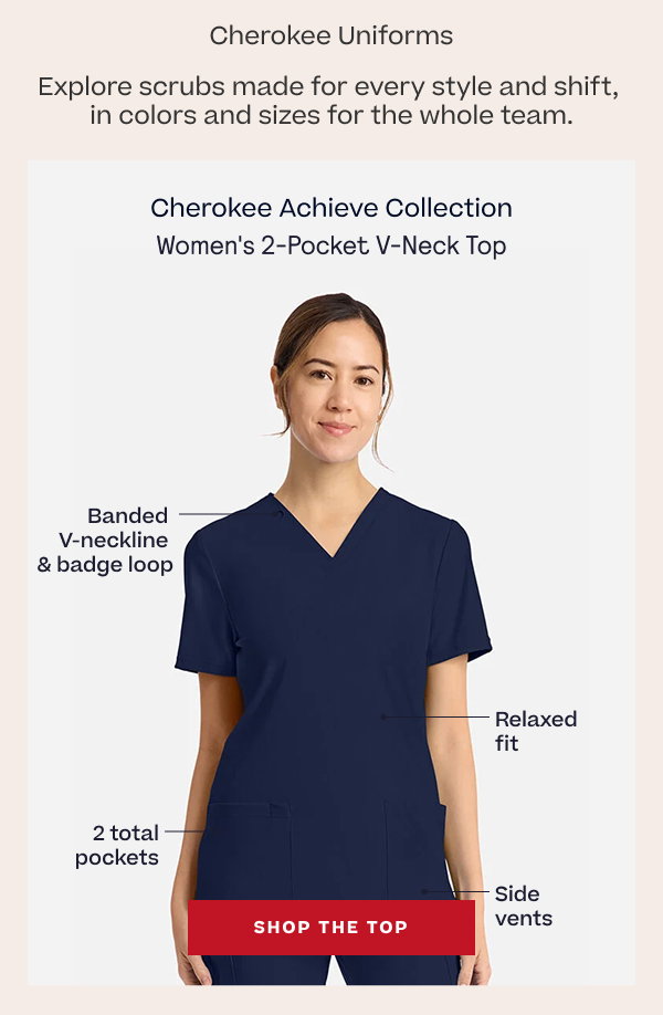 SHOP THE WOMEN'S 2-POCKET V-NECK TOP