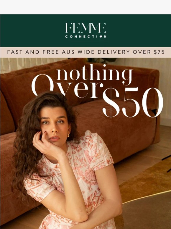 Nothing Over $50: Shop The Edit