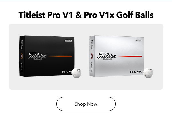 Titleist Pro V1 & Pro V1x Golf Balls | Shop Now 