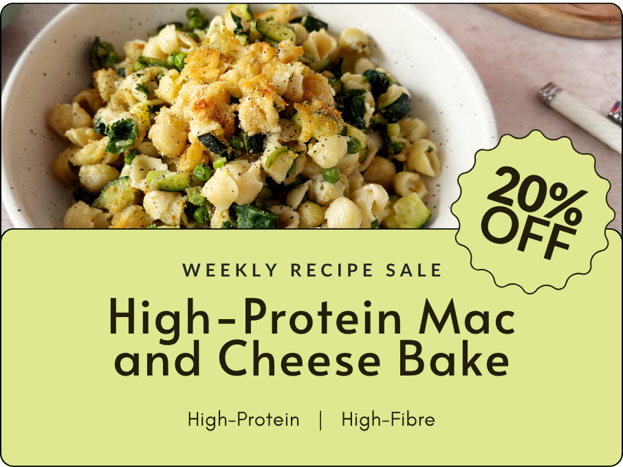 High-Protein Mac and Cheese Bake recipe