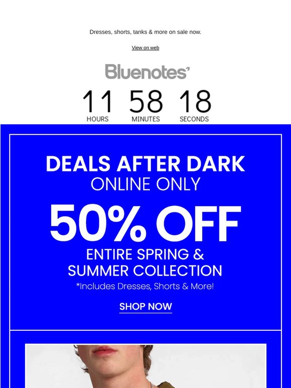 50% OFF Summer Fits — 12 HRS ONLY!