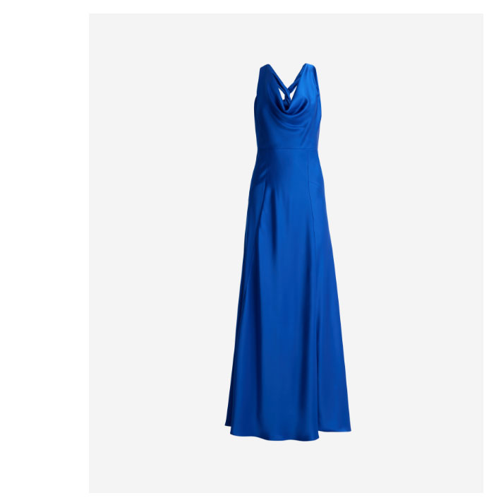 Andrea Gown In Liquid Satin