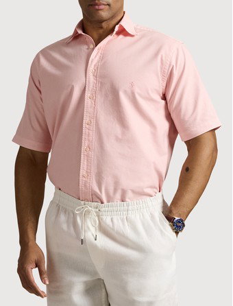 Mineral-Dyed Oxford Sport Shirt