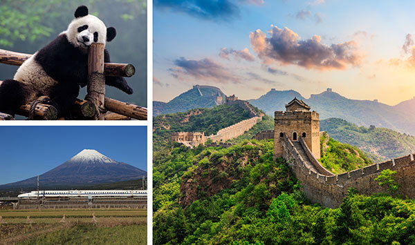 Asia Uncovered: China by Rail, Iconic Mount Fuji and Japan Cruise w/ Airfare