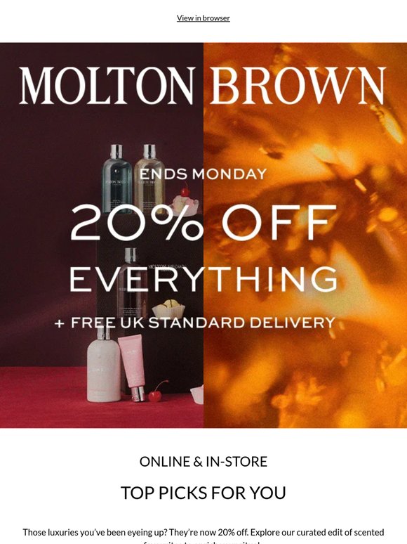 Just For You: 20% Off