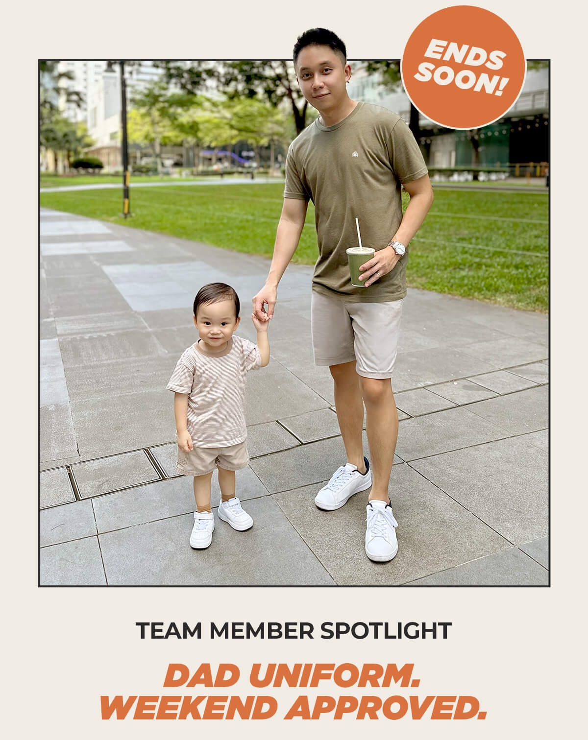 dad uniform. weekend approved.