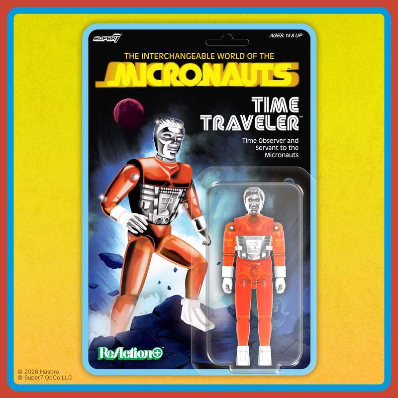 Micronauts ReAction+ Wave 4 - Translucent Orange