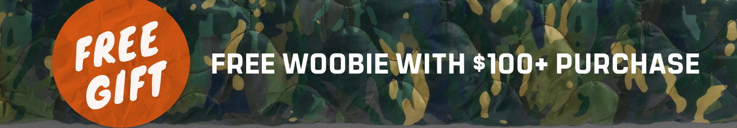 FREE GIFT: Free Woobie with $100+ Purchase