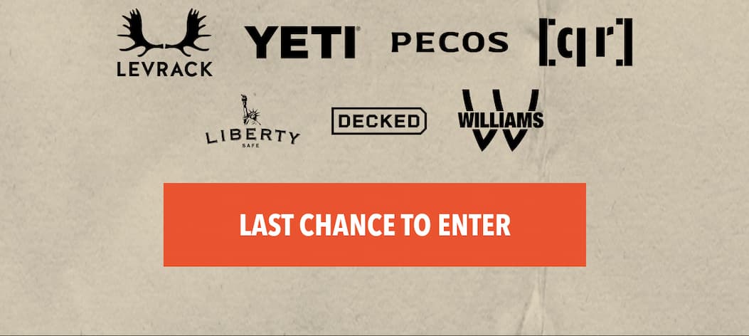 Last Chance to Enter