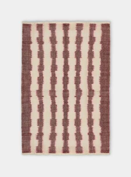 Retro Ikat Cashmere Throw (69in/1.75m)
