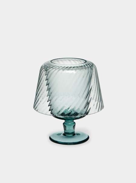 Hand-Blown Glass Small Tealight Holder
