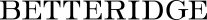 Betteridge Logo in Black