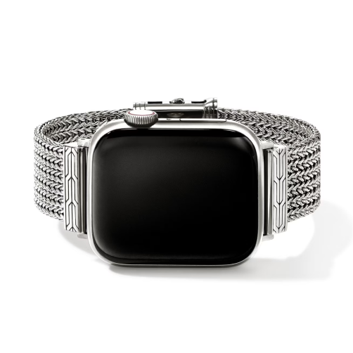 John Hardy Sterling Silver Smart Watch Strap, 18mm