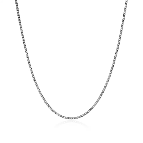 John Hardy Sterling Silver Curb Chain Necklace, 2.1mm
