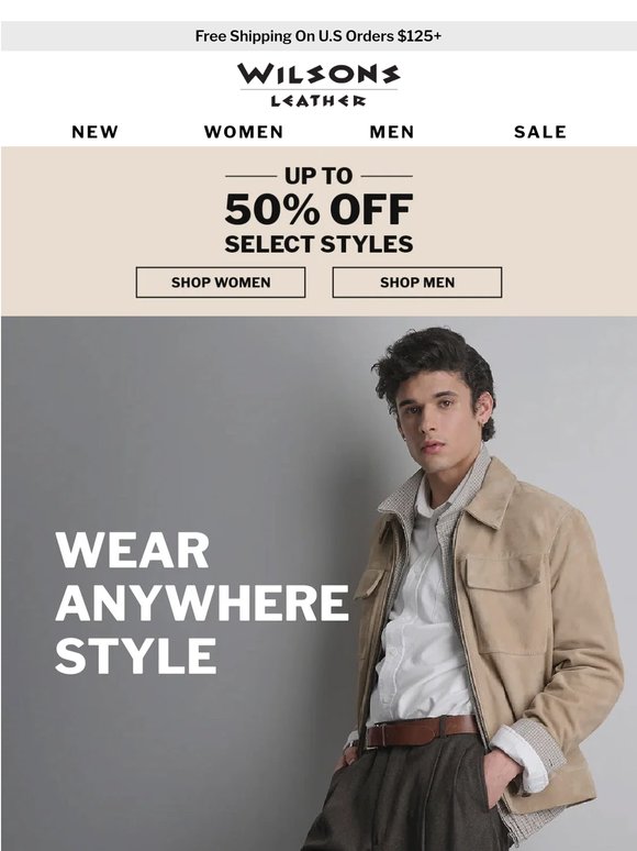 Jackets That Do It All  Up To 50% Off Select Styles