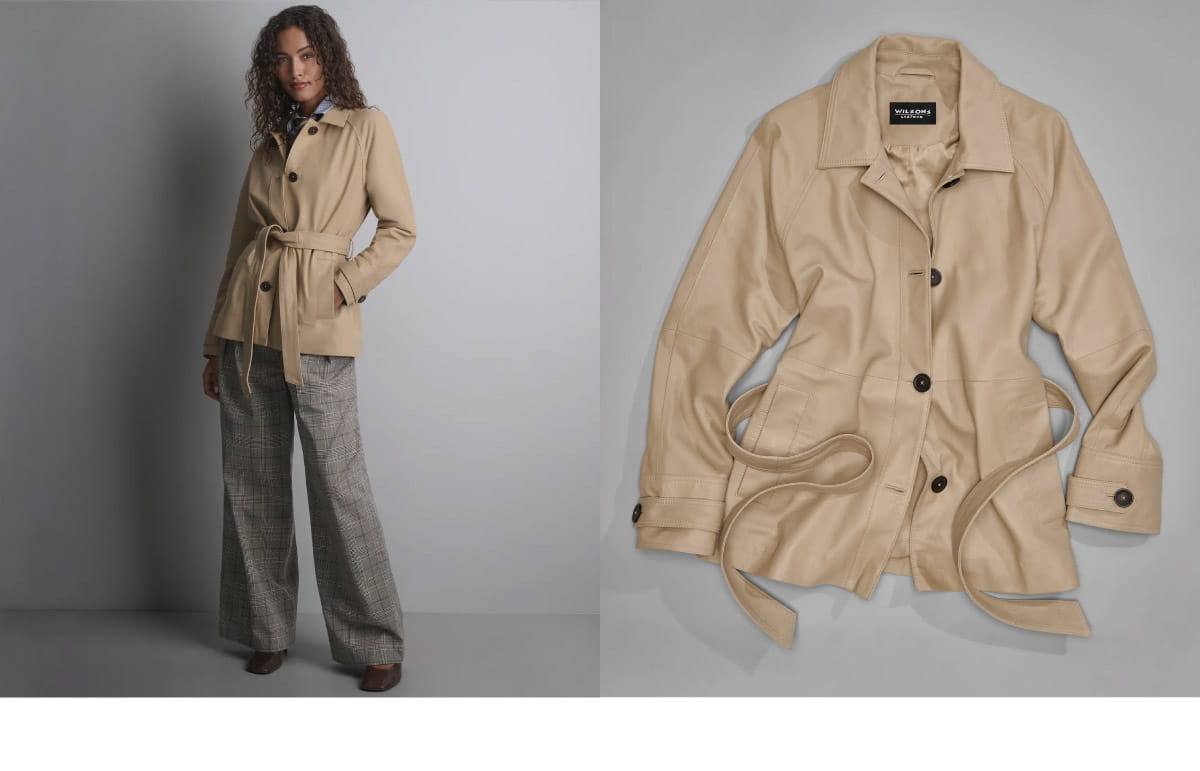 Iris Lightweight Short Trench Coat