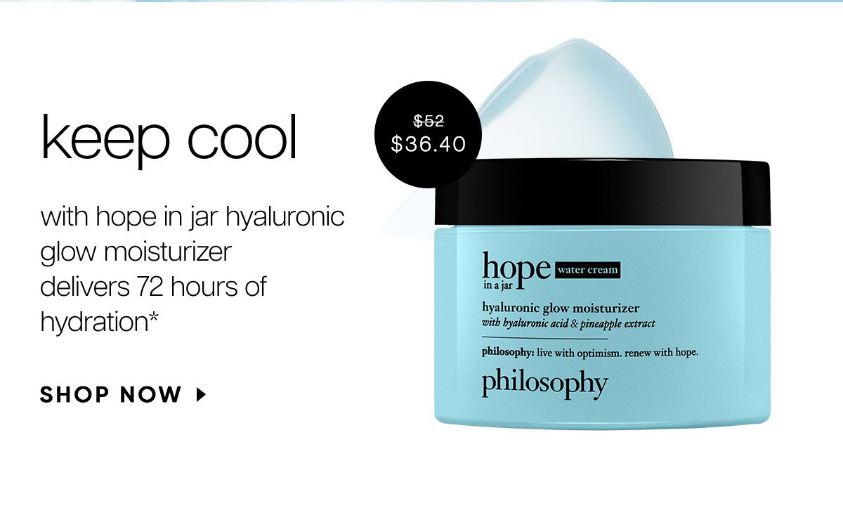 hope in a jar water cream