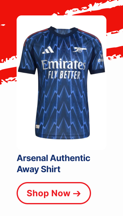Arsenal Authentic Away Shirt