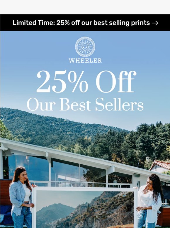 Take 25% off our most collected prints