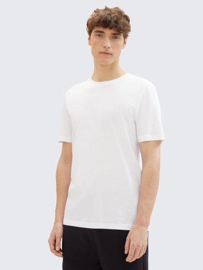 Katoenen T-shirts in een set van 3 