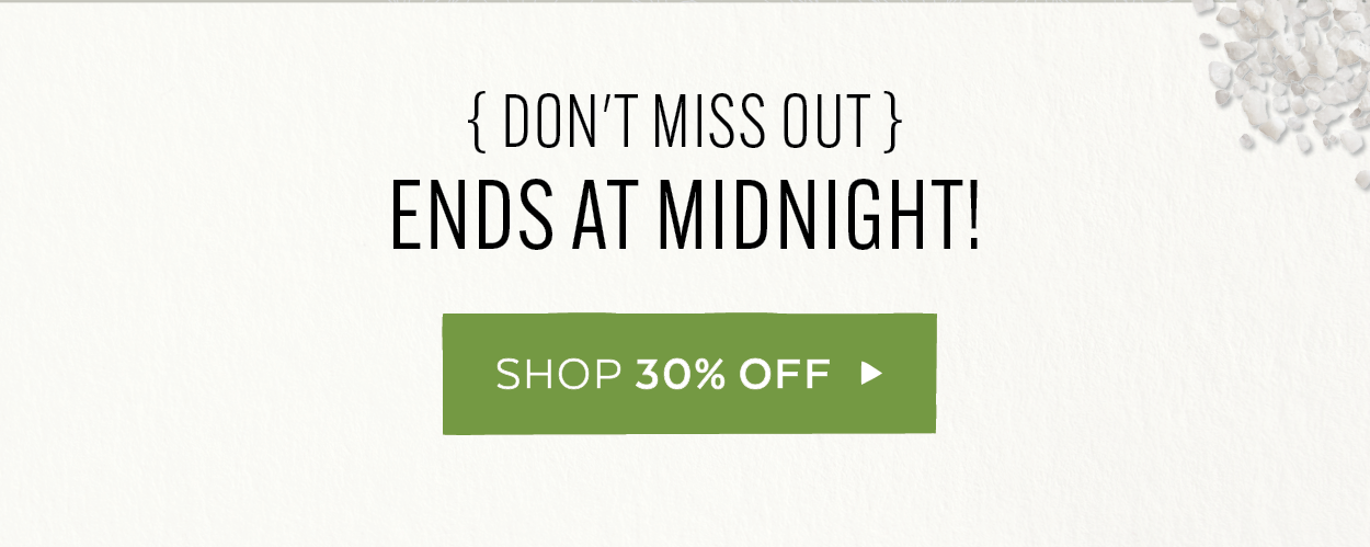 Don't miss Out Ends At Midnight 