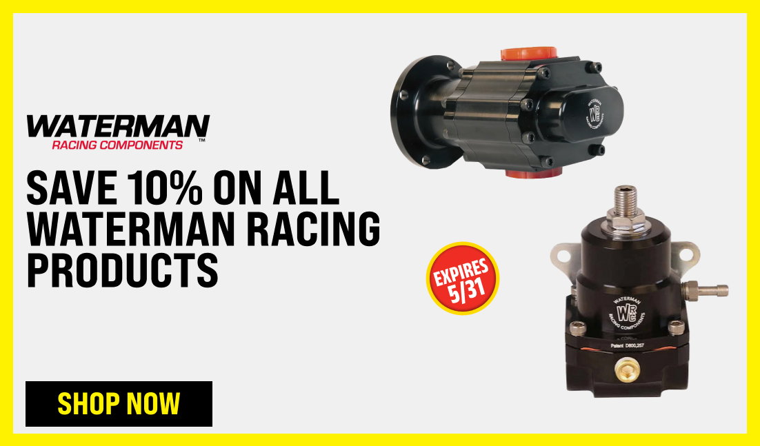 Save 10% On All Waterman Racing Products