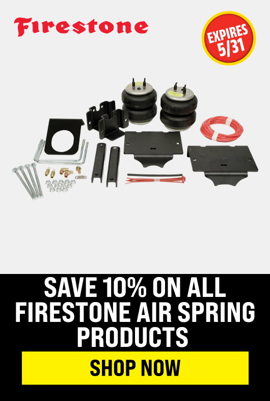 Save 10% On All Firestone Air Spring Products