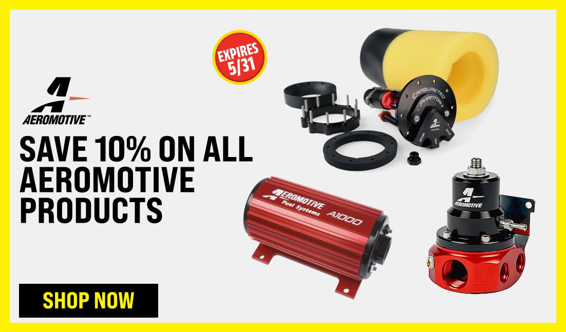 Save 10% On All Aeromotive Products