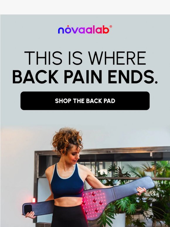 This is where back pain ends.